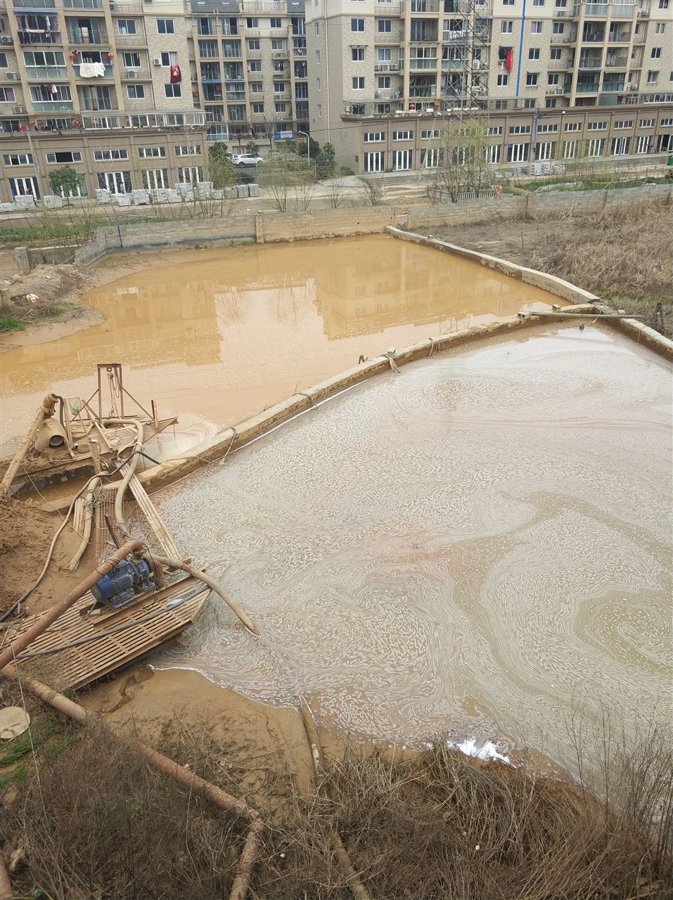 哈巴河沉淀池淤泥清理-厂区废水池淤泥清淤